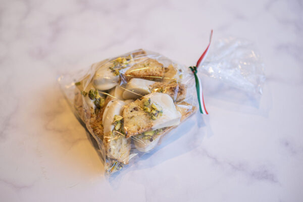 Bolsita de Biscotti de pistachos y chocolate blanco - Imagen 2