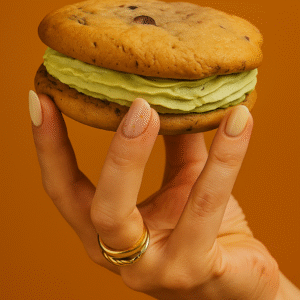 Alfajor relleno de Pistacho